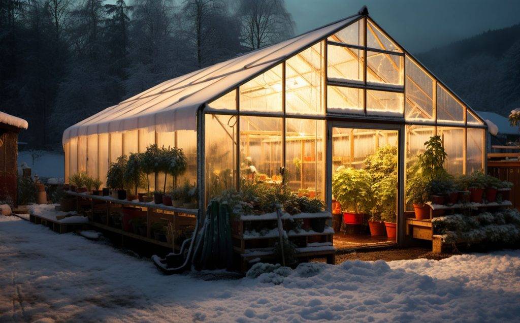 night-greenhouse-plants